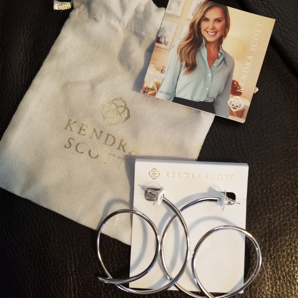 Kendra Scott Myles large hoop earrings